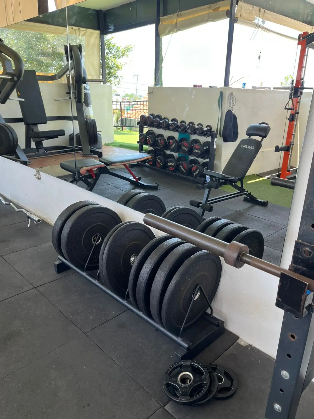 Interior del gimnasio AQ Box y Gym en Guadalupe, N.L.